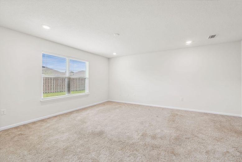 Empty room, Interior, Recessed Lighting