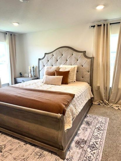 Bedroom, Interior, Recessed Lighting