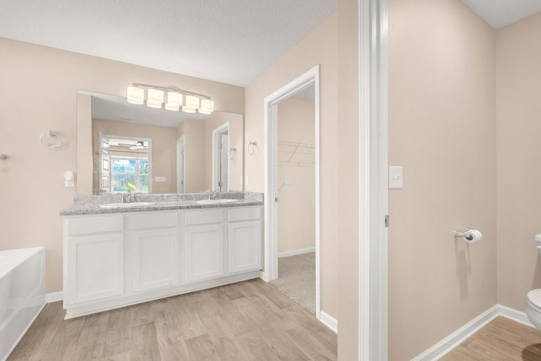 Bathroom, Interior, Wood Texture Flooring