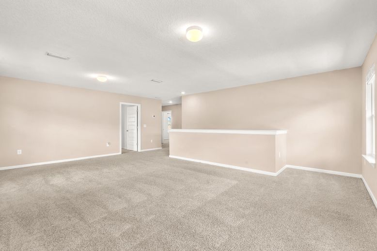 Empty room, Interior, Recessed Lighting