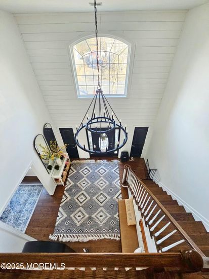 Interior, Pendant Lights, Wood Texture Flooring