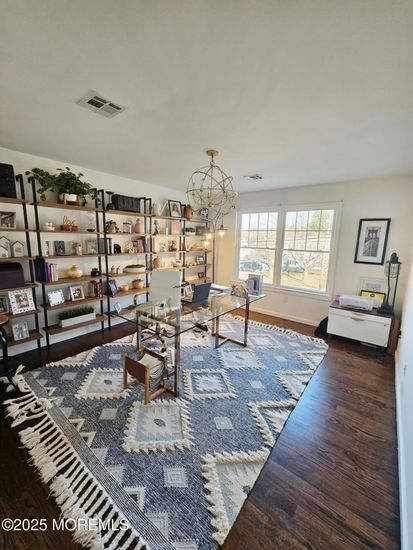 Interior, Living room, Pendant Lights, Wood Texture Flooring