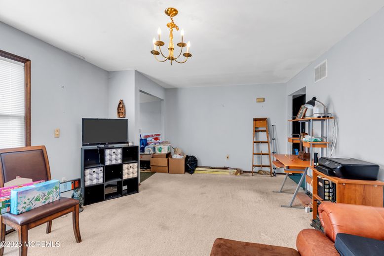 Chandelier, Home Office, Interior
