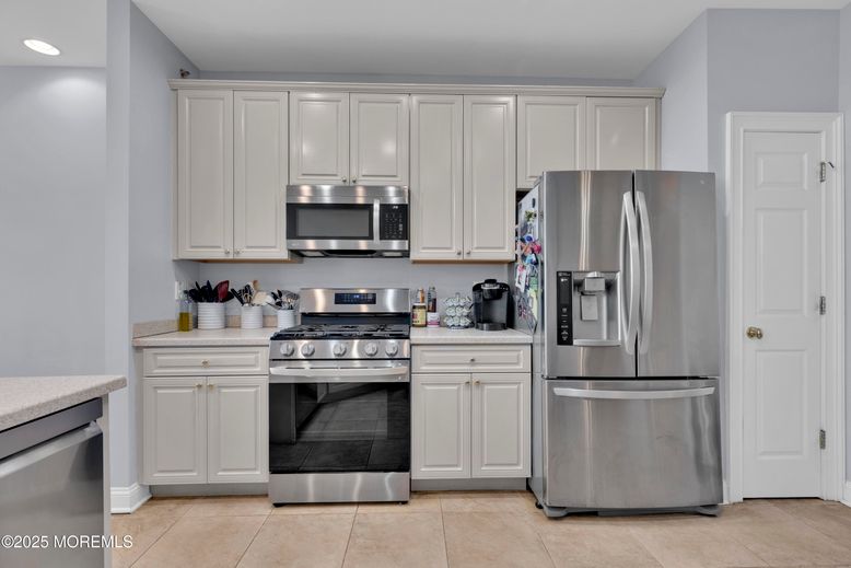 Interior, Kitchen, Recessed Lighting, Stainless Steel Appliances