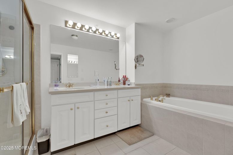 Bathroom, Dual Sink Vanities, Glass Shower, Interior