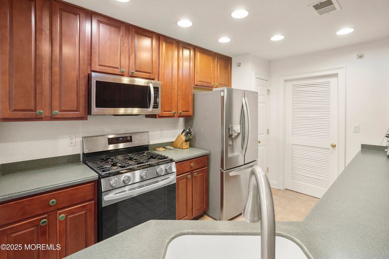 Interior, Kitchen, Recessed Lighting, Stainless Steel Appliances