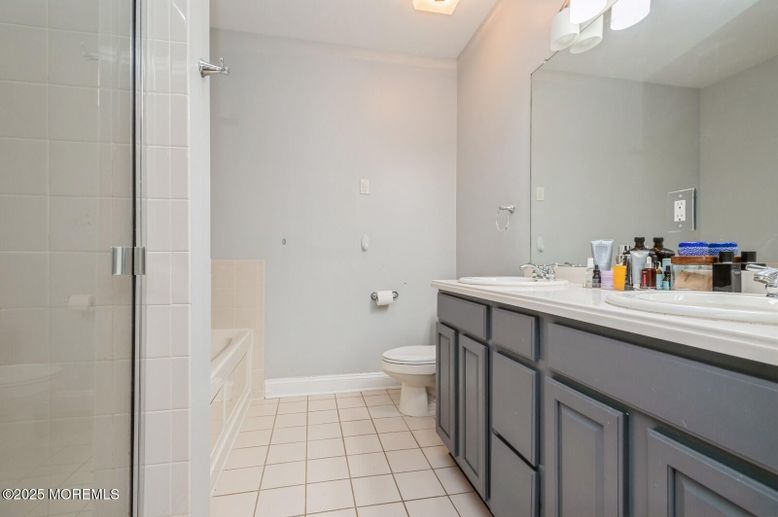 Bathroom, Dual Sink Vanities, Glass Shower, Interior