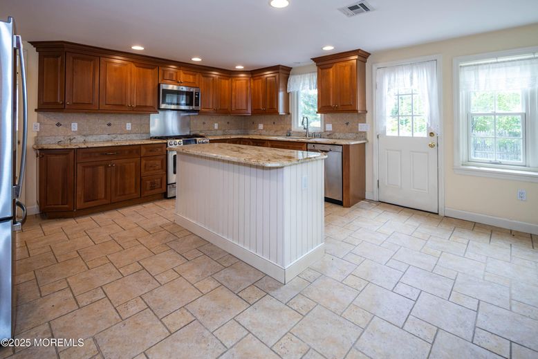 Interior, Kitchen, Recessed Lighting, Stainless Steel Appliances