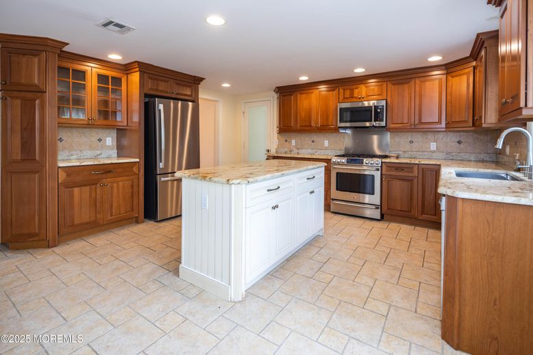 Interior, Kitchen, Recessed Lighting, Stainless Steel Appliances