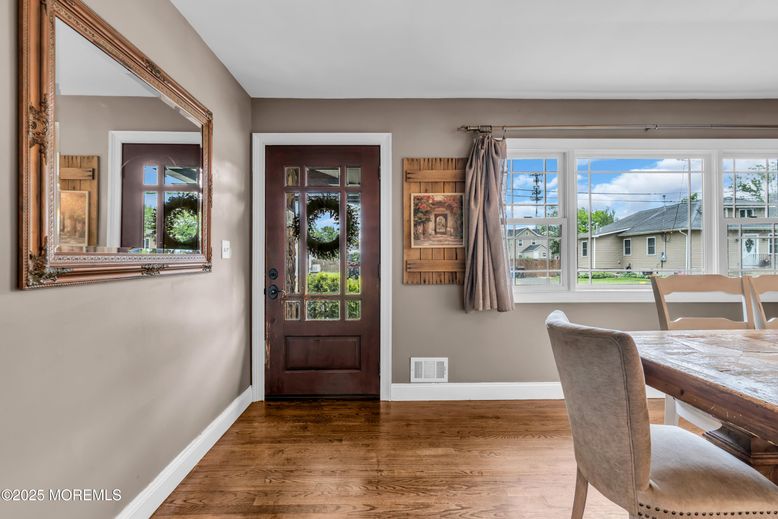 Dining room, Interior, Wood Texture Flooring