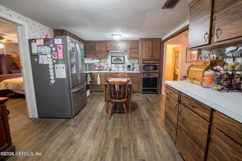 Interior, Kitchen, Wood Texture Flooring