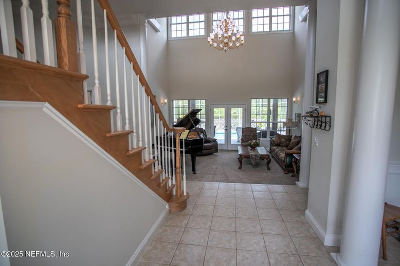 Chandelier, Interior, Living room, Pendant Lights, Piano