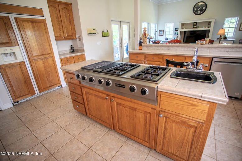 Interior, Kitchen, Tile Countertops