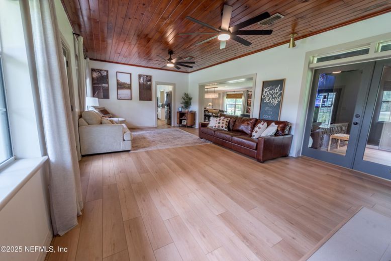 Interior, Living room, Wooden Ceilings, Wood Texture Flooring