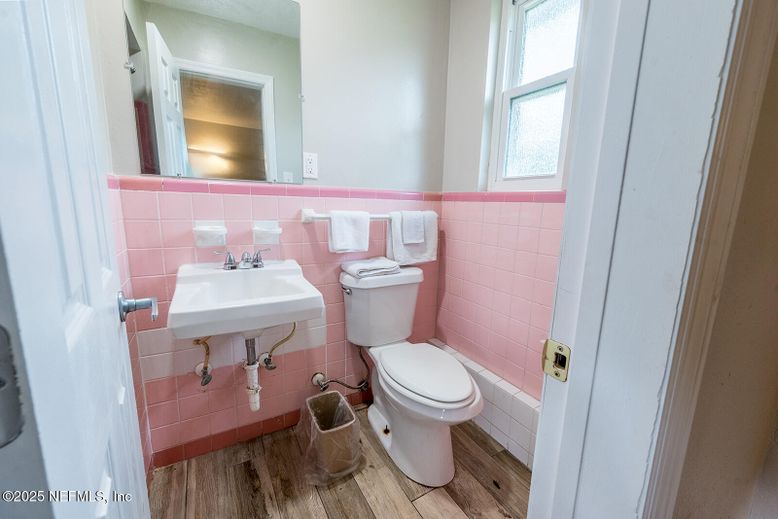 Bathroom, Interior, Wood Texture Flooring