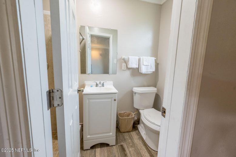 Bathroom, Interior, Wood Texture Flooring