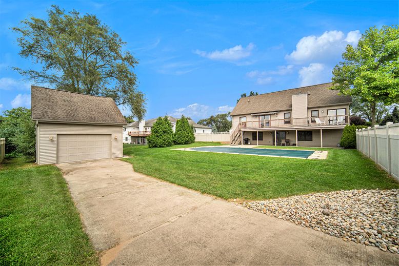 Backyard, Detached Garage, Exterior, Pool