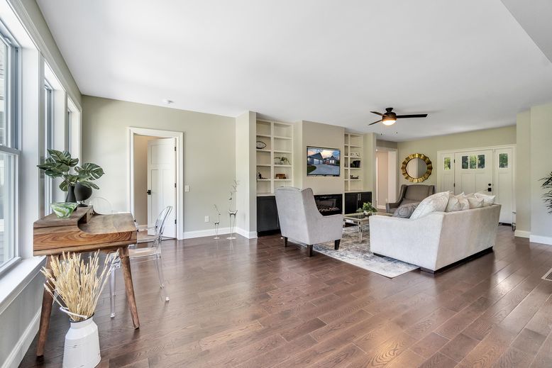 Fireplace, Interior, Living room, Wood Texture Flooring