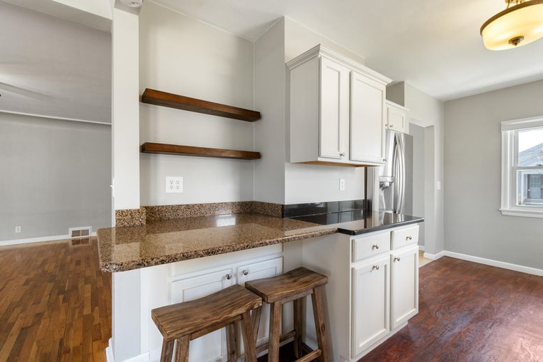 Interior, Kitchen, Wood Texture Flooring