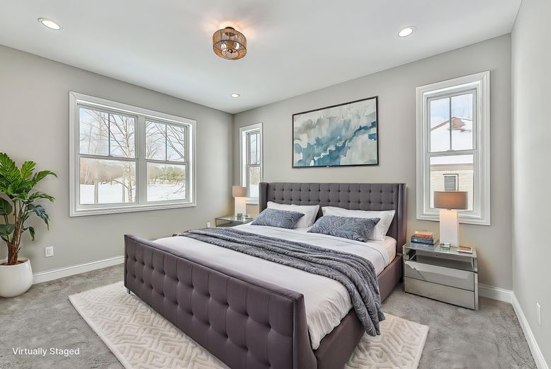 Bedroom, Interior, Recessed Lighting