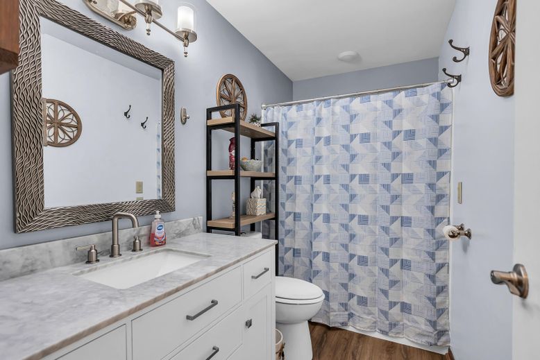 Bathroom, Interior, Wood Texture Flooring