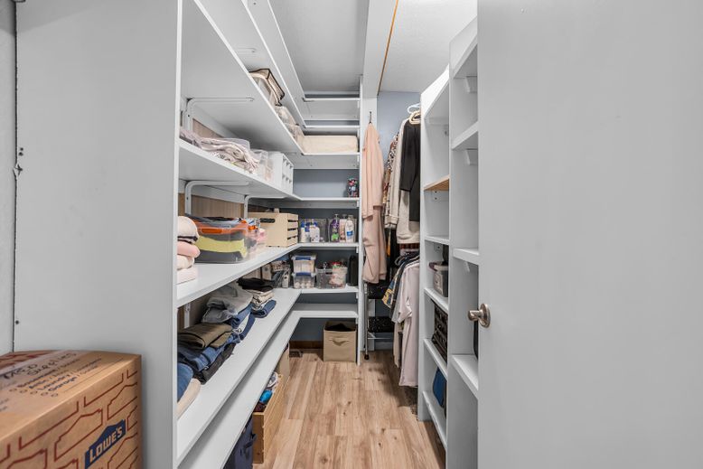 Interior, Walk-in Closets, Wood Texture Flooring