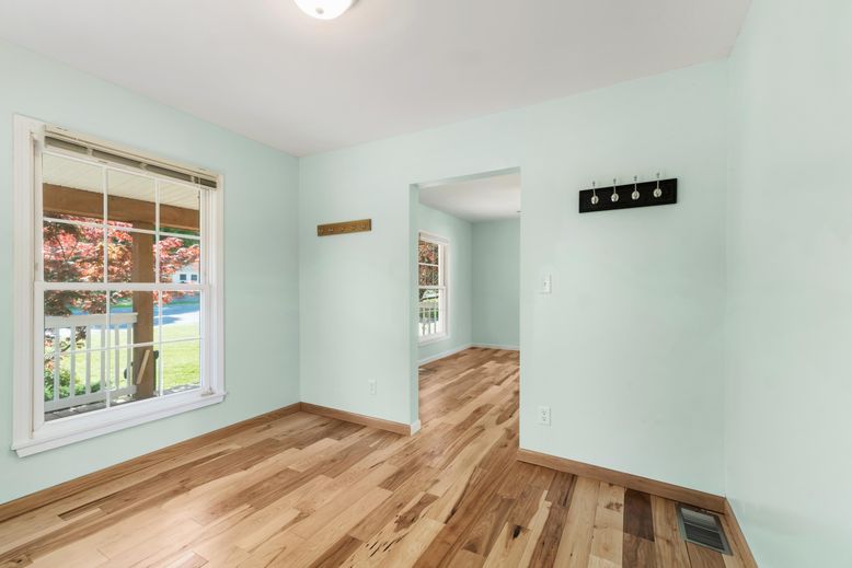 Empty room, Interior, Wood Texture Flooring