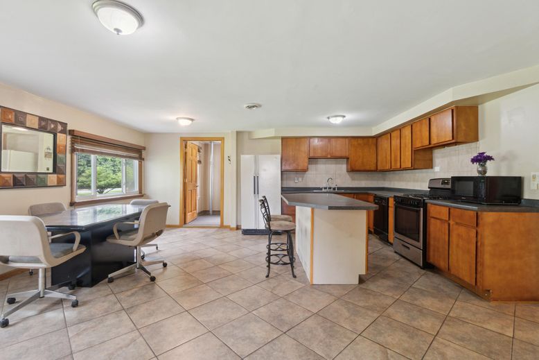 Dining room, Interior, Kitchen