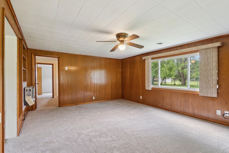 Empty room, Interior, Wooden Walls