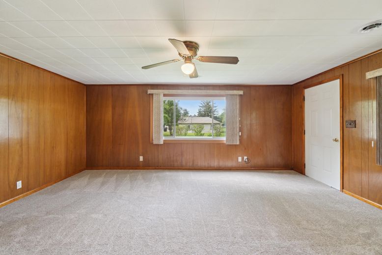 Empty room, Interior, Wooden Walls