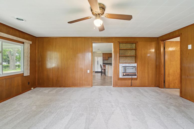 Empty room, Interior, Wooden Walls