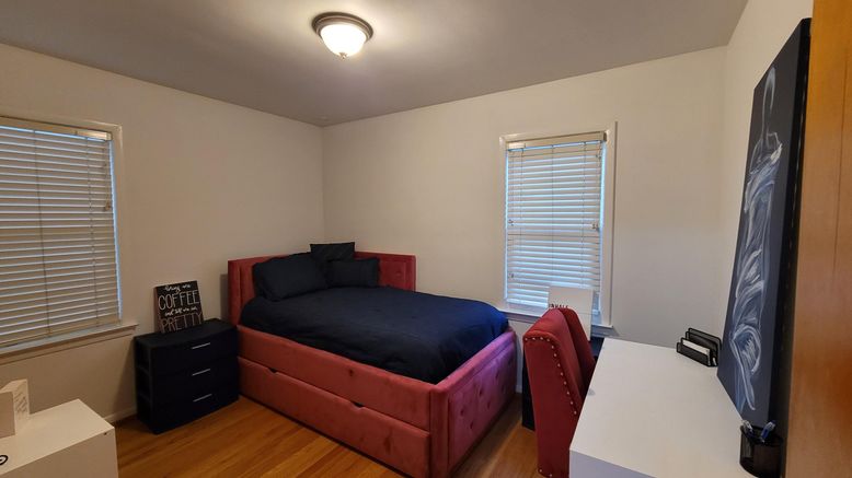 Bedroom, Home Office, Interior, Wood Texture Flooring