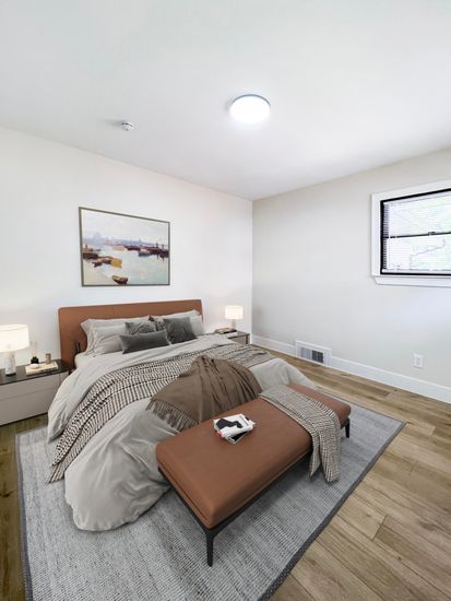 Bedroom, Interior, Wood Texture Flooring