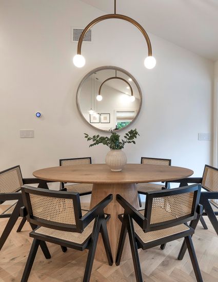 Dining room, Interior, Wood Texture Flooring