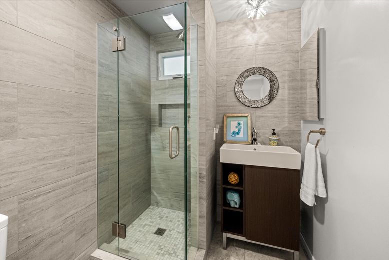 Bathroom, Glass Shower, Interior