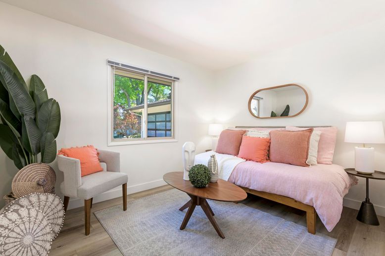 Bedroom, Interior, Wood Texture Flooring