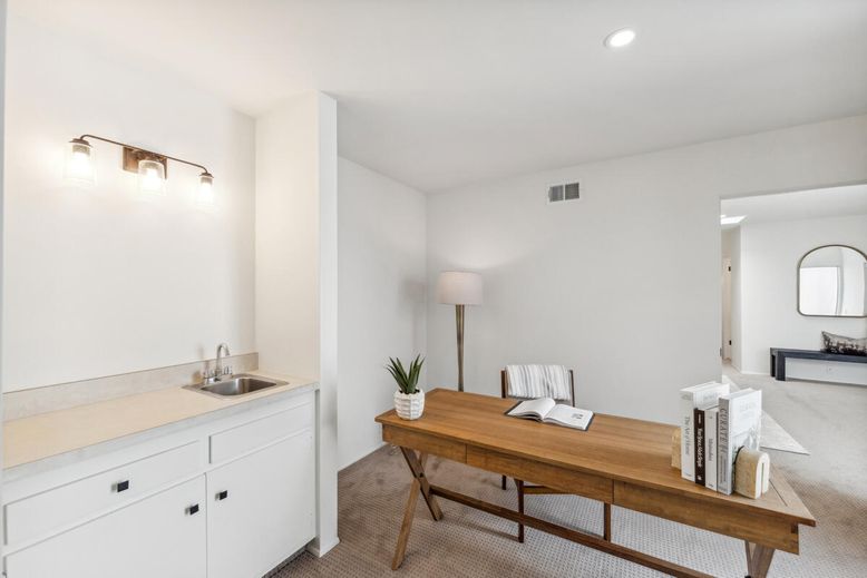Home Office, Interior, Recessed Lighting