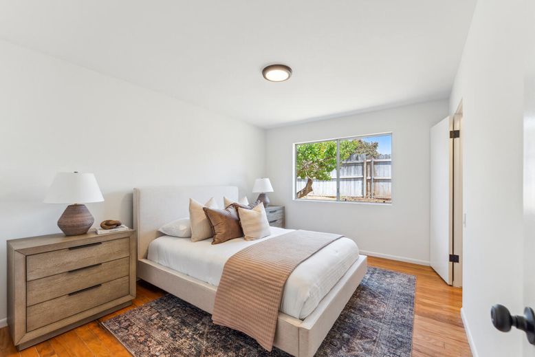 Bedroom, Interior, Wood Texture Flooring