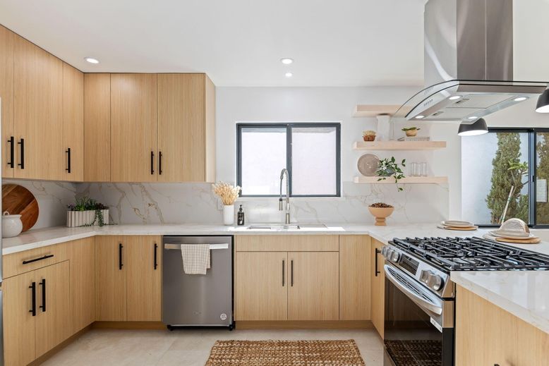 Interior, Kitchen, Recessed Lighting, Stainless Steel Appliances