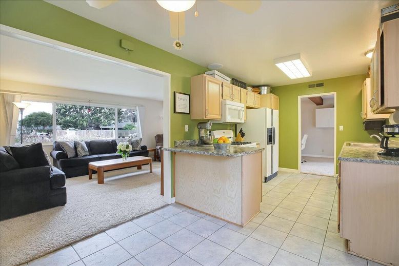 Interior, Kitchen, Living room