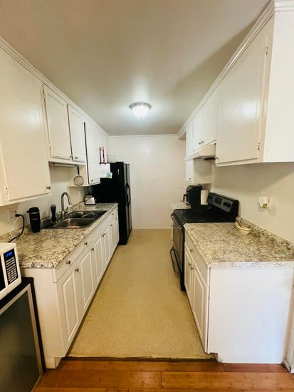 Interior, Kitchen, Wood Texture Flooring
