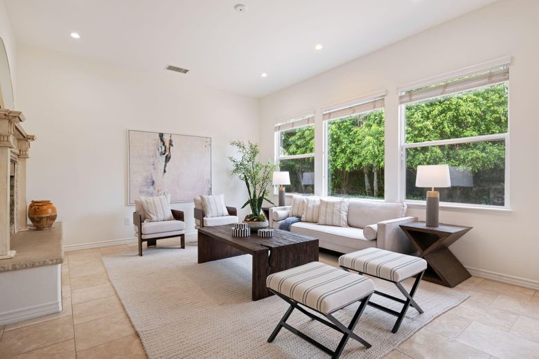 Interior, Living room, Recessed Lighting