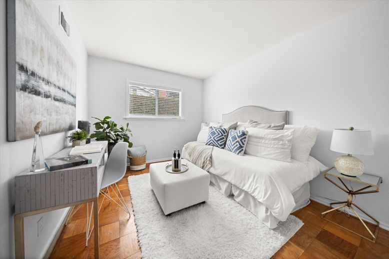 Bedroom, Home Office, Interior, Wood Texture Flooring