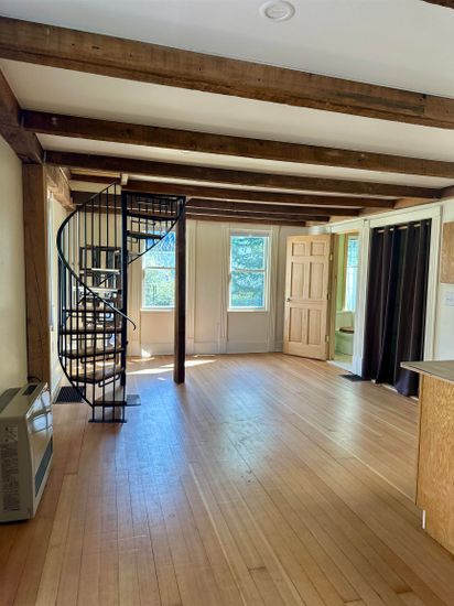 Empty room, Interior, Wooden Beams, Wood Texture Flooring