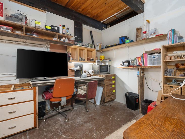 Home Office, Interior, Wooden Beams, Wooden Ceilings