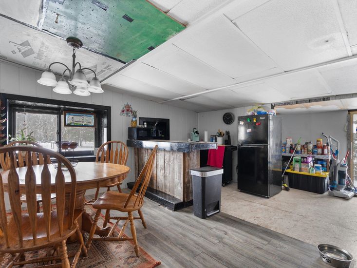 Dining room, Interior, Wood Texture Flooring
