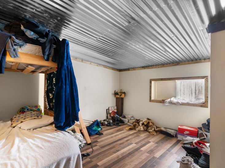 Bedroom, Interior, Wood Texture Flooring