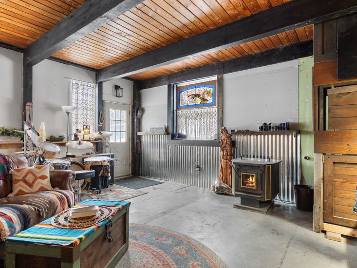 Fireplace, Interior, Wooden Beams, Wooden Ceilings