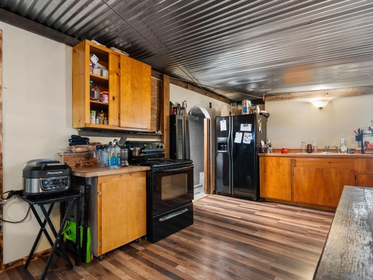 Interior, Kitchen, Wood Texture Flooring