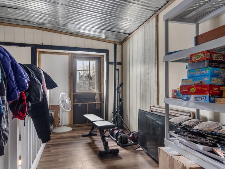 Fitness Equipment, Interior, Wood Texture Flooring